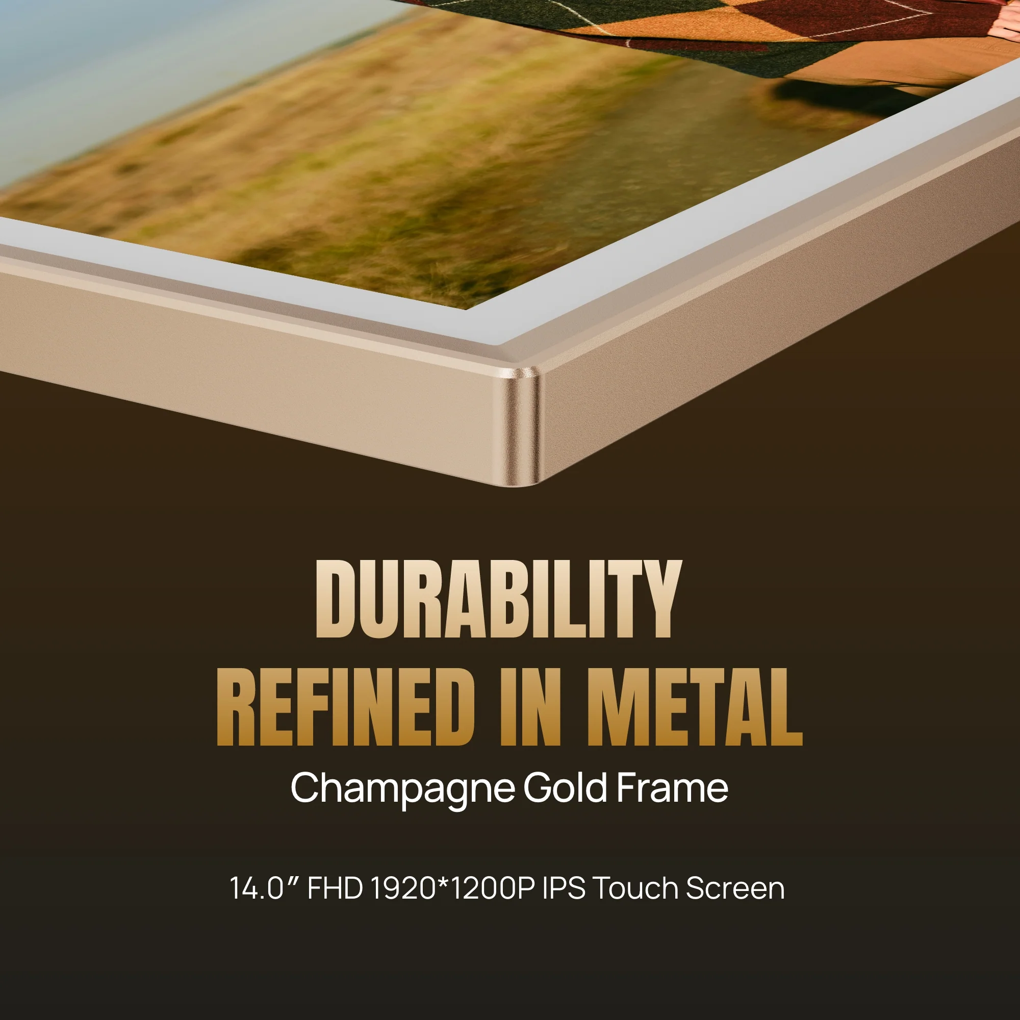 Arzopa D14 Champagne Gold | 14" Digital Photo Frame - Image 10