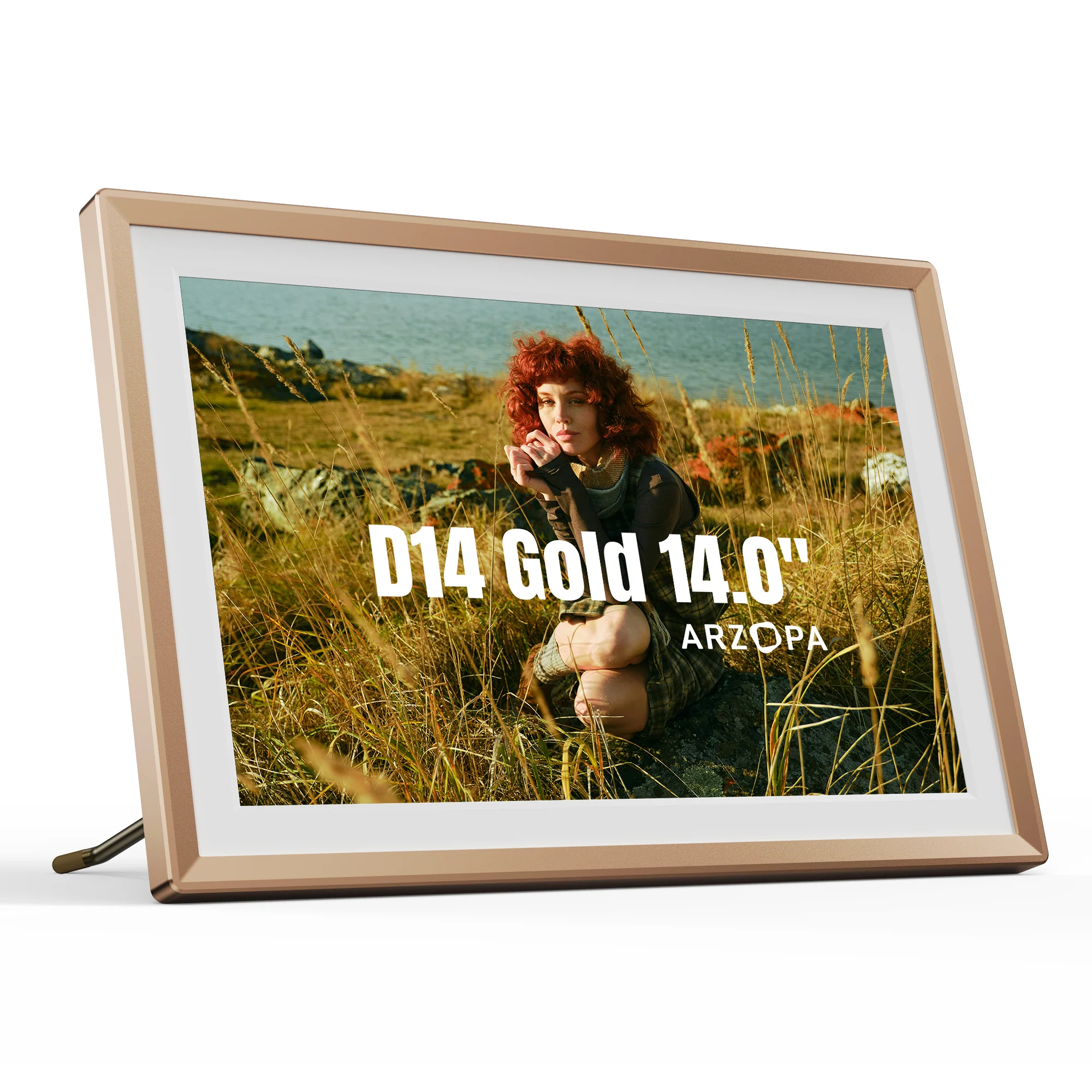 Arzopa D14 Champagne Gold | 14" Digital Photo Frame - Image 16