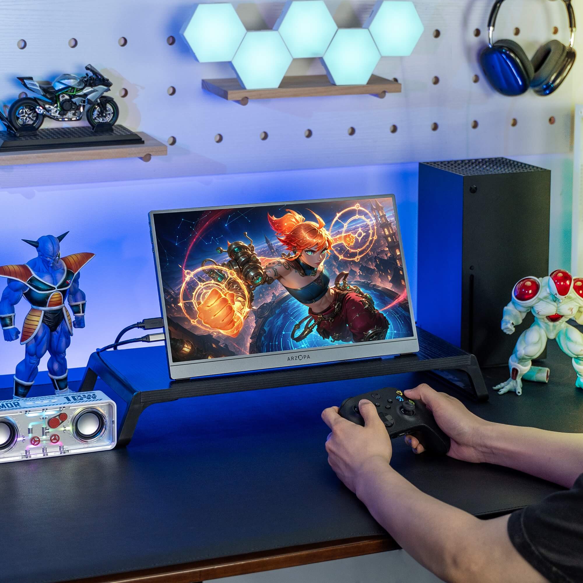 Arzopa Z1FC Grey 16.1" 144Hz FHD 100%sRGB Portable Monitor - Image 8